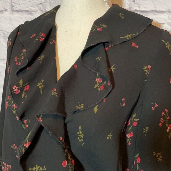 Vero Moda Parisan Short Wrap Long Sleeve Dress Size Small - Picture 3 of 16